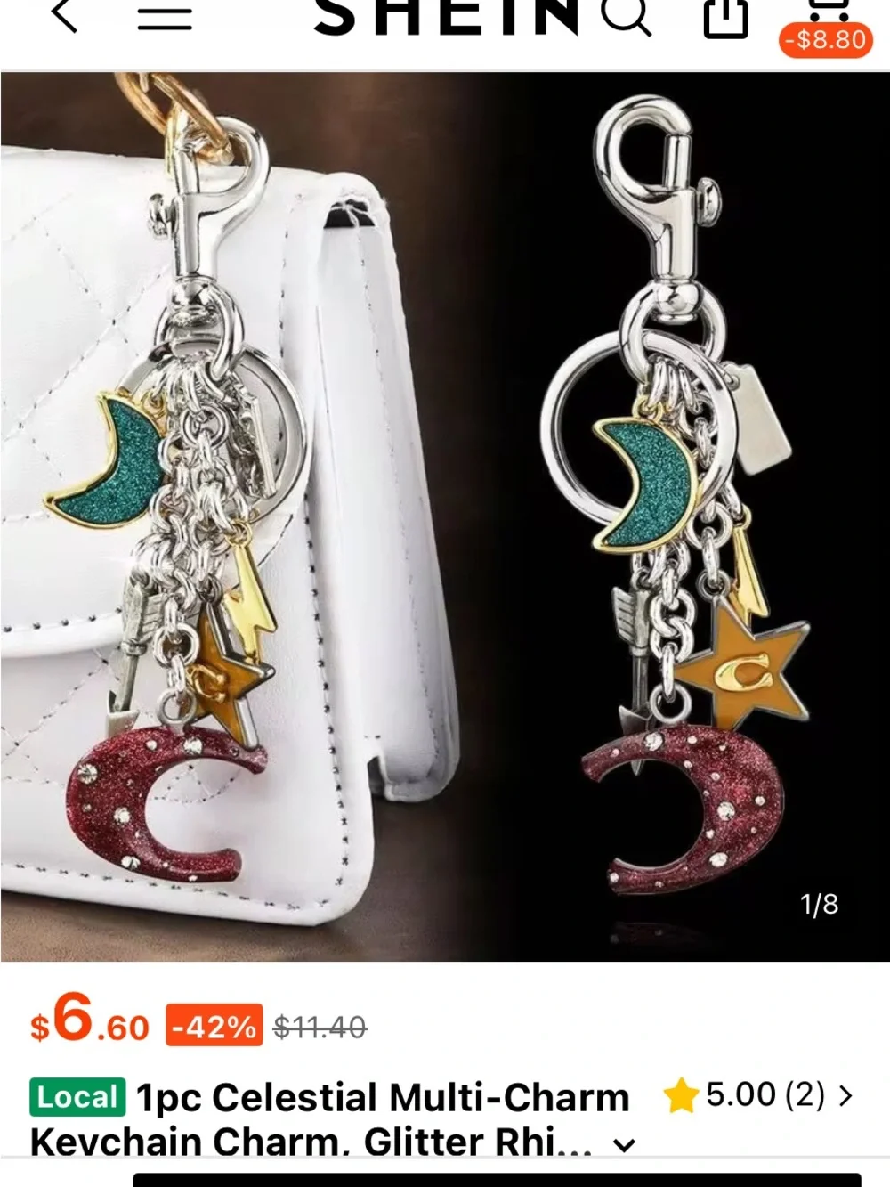 Coach key chains- BEWARE